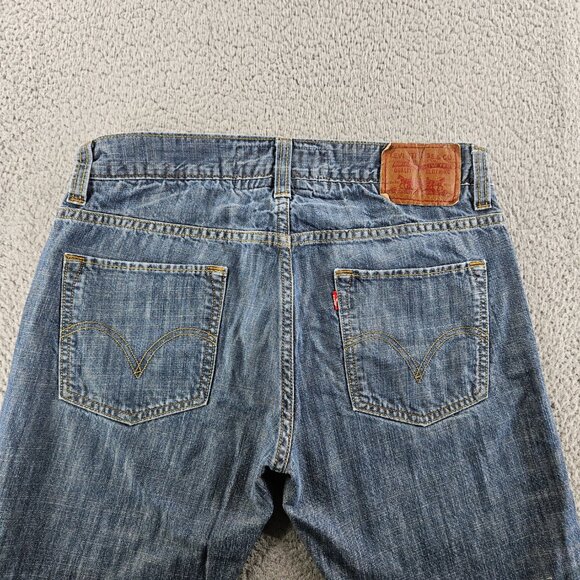 Levis Jeans Mens 34x30 Blue 511 Slim Fit Skinny Y2K Skater‎ Grunge - Picture 13 of 16